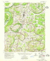 CLAYTON, MS-AR HISTORICAL MAP GEOPDF 15X