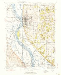 QUINCY, IL-MO HISTORICAL MAP GEOPDF 15X1
