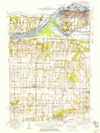 MILAN, IL-IA HISTORICAL MAP GEOPDF 15X15