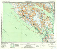 MOUNT FAIRWEATHER, AK HISTORICAL MAP GEO