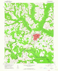 ENFIELD, NC HISTORICAL MAP GEOPDF 7.5X7.