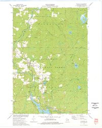 MOUNTAIN, WI HISTORICAL MAP GEOPDF 7.5X7