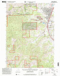 YREKA, CA HISTORICAL MAP GEOPDF 7.5X7.5