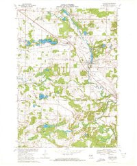 AMHERST, WI HISTORICAL MAP GEOPDF 7.5X7.