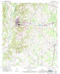 JACKSON, LA HISTORICAL MAP GEOPDF 7.5X7.