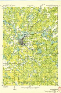 RHINELANDER, WI HISTORICAL MAP GEOPDF 15