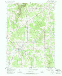 SHERMAN, NY HISTORICAL MAP GEOPDF 7.5X7.