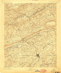 BRISTOL, VA-TN HISTORICAL MAP GEOPDF 30X