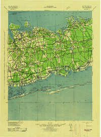 ISLIP, NY-CT HISTORICAL MAP GEOPDF 30X30
