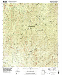 CHIRICAHUA PEAK, AZ HISTORICAL MAP GEOPD