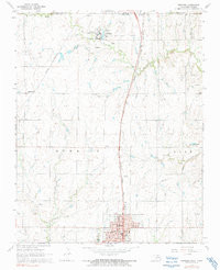 NEWKIRK, OK-KS HISTORICAL MAP GEOPDF 7.5