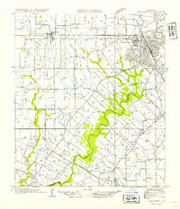 LAFAYETTE, LA HISTORICAL MAP GEOPDF 7.5X