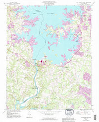 LAKE NORMAN SOUTH, NC HISTORICAL MAP GEO
