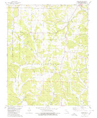 HURRICANE, MO HISTORICAL MAP GEOPDF 7.5X