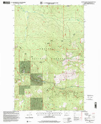 BANFIELD MOUNTAIN, MT HISTORICAL MAP GEO