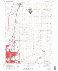 BRADLEY, IL HISTORICAL MAP GEOPDF 7.5X7.