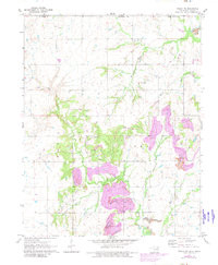 WELCH NW, OK-KS HISTORICAL MAP GEOPDF 7.