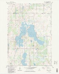 RUSH LAKE, MN HISTORICAL MAP GEOPDF 7.5X