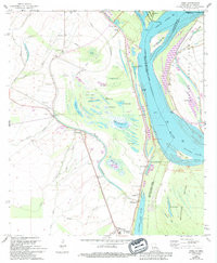 INNIS, LA-MS HISTORICAL MAP GEOPDF 7.5X7