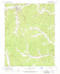 ELLINGTON, MO HISTORICAL MAP GEOPDF 7.5X