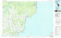 TAWAS CITY, MI HISTORICAL MAP GEOPDF 30X