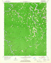 CUTSHIN, KY HISTORICAL MAP GEOPDF 7.5X7.