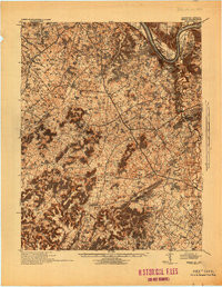 EKRON, KY-IN HISTORICAL MAP GEOPDF 15X15