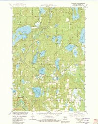HORSESHOE LAKE, WI HISTORICAL MAP GEOPDF
