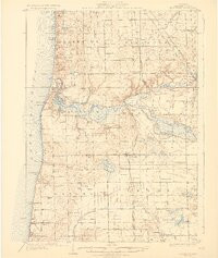 FENNVILLE, MI HISTORICAL MAP GEOPDF 15X1