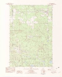 KENTON, MI HISTORICAL MAP GEOPDF 7.5X7.5