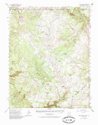 BRAZOS PEAK, NM-CO HISTORICAL MAP GEOPDF