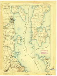 PLATTSBURGH, NY-VT HISTORICAL MAP GEOPDF