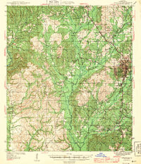 LEESVILLE, LA HISTORICAL MAP GEOPDF 15X1