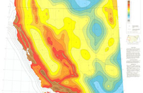 SEISMIC-HAZARD MAPS CA, NV, AZ, UT MAP G