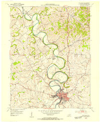 CYNTHIANA, KY HISTORICAL MAP GEOPDF 7.5X