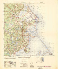 DUXBURY, MA HISTORICAL MAP GEOPDF 7.5X7.