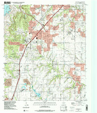 CEDAR HILL, TX HISTORICAL MAP GEOPDF 7.5
