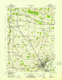 CANANDAIGUA, NY HISTORICAL MAP GEOPDF 7.