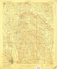 TUPELO, MS HISTORICAL MAP GEOPDF 15X15 G