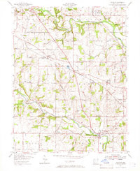 MILLVILLE, OH HISTORICAL MAP GEOPDF 7.5X