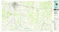 ABILENE, TX HISTORICAL MAP GEOPDF 30X60