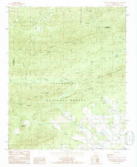 BRUSHY CREEK MOUNTAIN, AR HISTORICAL MAP
