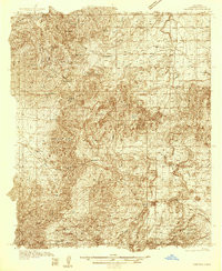 CAPITAN, NM HISTORICAL MAP GEOPDF 15X15