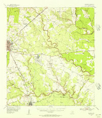 SKIDMORE, TX HISTORICAL MAP GEOPDF 15X15