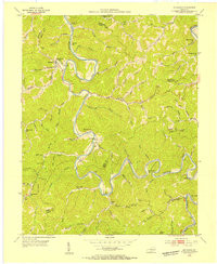 BUCKHORN, KY HISTORICAL MAP GEOPDF 7.5X7