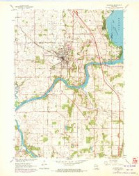 EDGERTON, WI HISTORICAL MAP GEOPDF 7.5X7