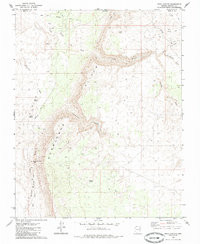 ROCK CANYON, AZ-UT HISTORICAL MAP GEOPDF