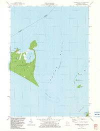 CHAMBERS ISLAND, WI-MI HISTORICAL MAP GE