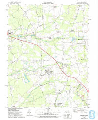 HEBRON, MD-DE HISTORICAL MAP GEOPDF 7.5X