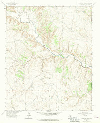 LITTLE WOLF CREEK, TX-OK HISTORICAL MAP